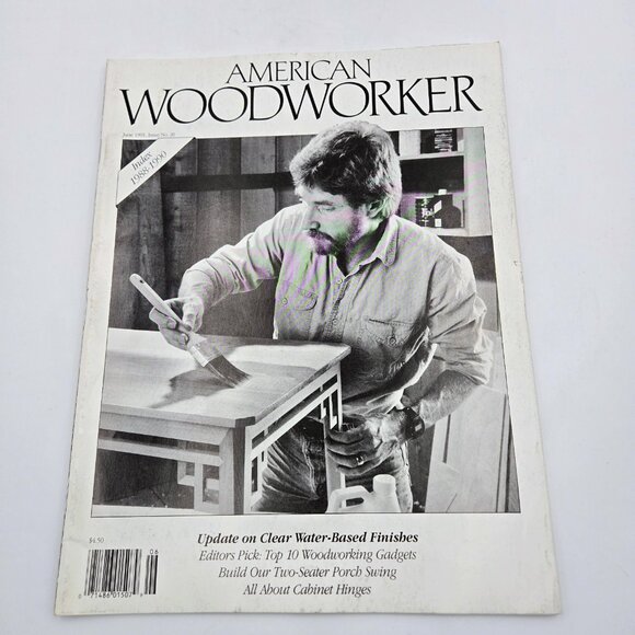 American Woodworker Magazine Lot December 1990 February April June August Decemb - Picture 13 of 15